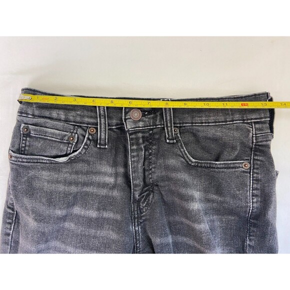 Levis 511 Jeans Men 29x30 Black Faded Grunge Distressed Slim Flex Stretch Cotton - Picture 6 of 9